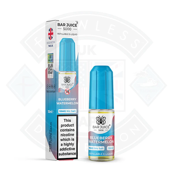 Bar Juice 5000 Nic Salt Blueberry Watermelon 10ml - Image 2