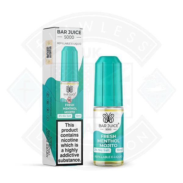 Bar Juice 5000 Nic Salt Fresh Menthol Mojito 10ml - Image 2