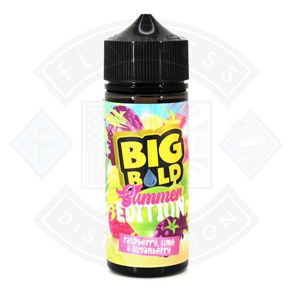 Big Bold Summer Edition - Raspberry, Lime & Loganberry 0mg 100ml Shortfill