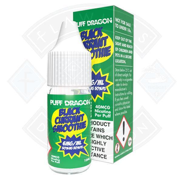 Puff Dragon Blackcurrant Smoothie E liquid 10ml - Image 4
