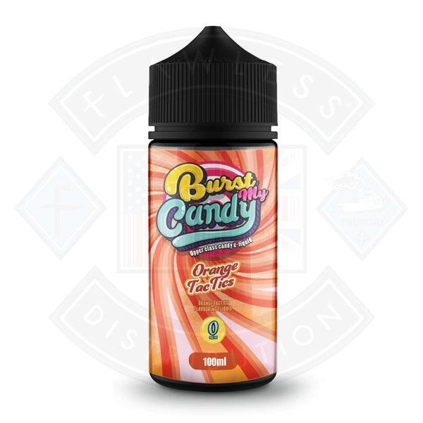 Burst My Candy Orange Tac Tic 0mg 100ml Shortfill
