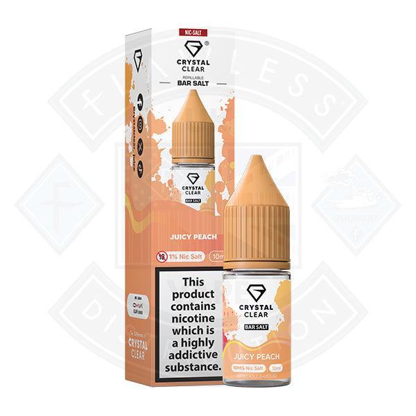 Crystal Clear Bar Nic Salts 10ml - Juicy Peach
