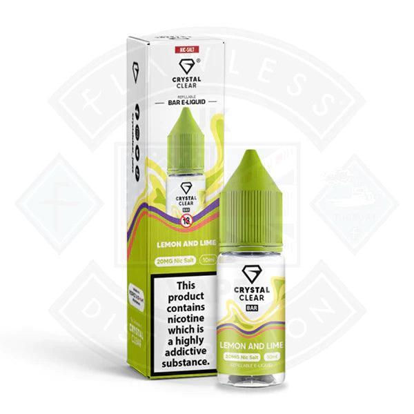 Crystal Clear Bar Nic Salts 10ml - Lemon and Lime