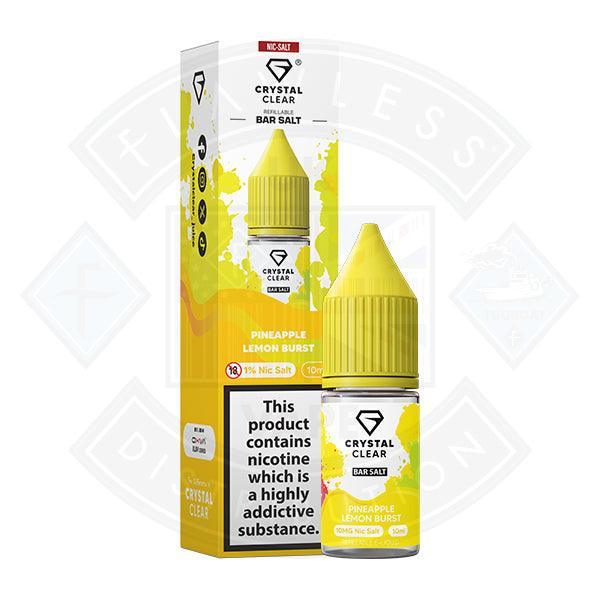 Crystal Clear Bar Nic Salts 10ml - Pineapple Lemon Brust