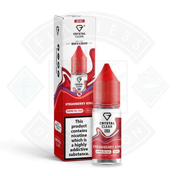 Crystal Clear Bar Nic Salts 10ml - Strawberry Kiwi