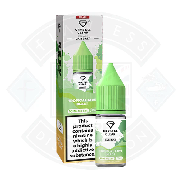Crystal Clear Bar Nic Salts 10ml - Tropical Kiwi Blast - Image 2