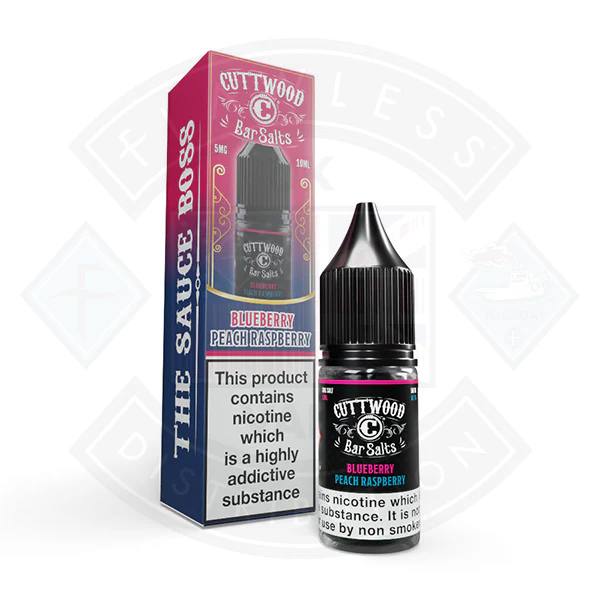 Cuttwood Bar Salt Blueberry Peach Raspberry 10ml - Image 3