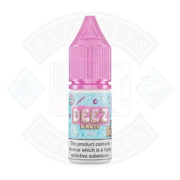 DEEZ D'Nuts White Choc Strawberry 10ml Nic Salt - Image 2