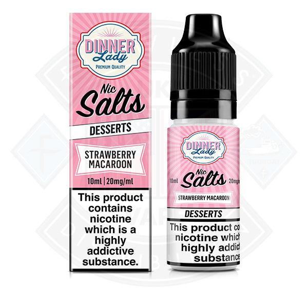 Dinner Lady Desserts Nic Salt - Strawberry Macaroon 10ml