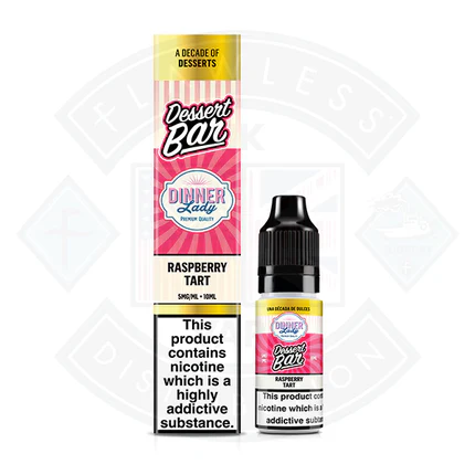 Dinner Lady Raspberry Tart Desserts Bar Salts 10ml
