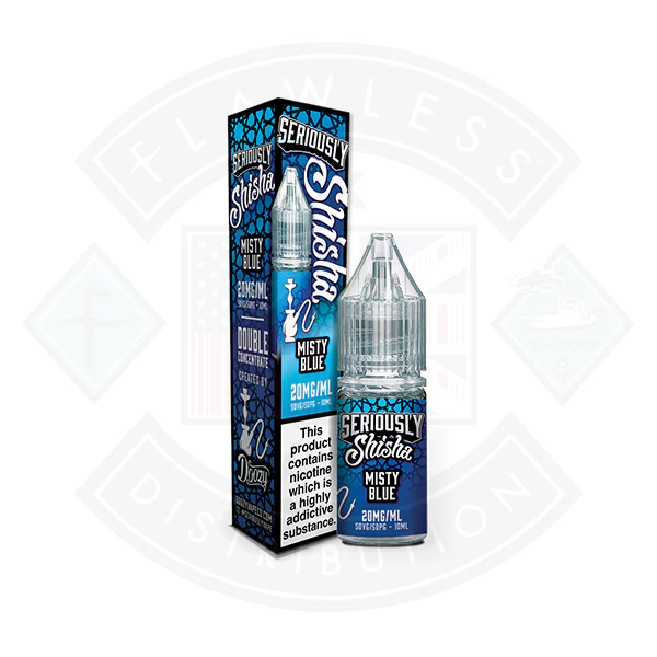 Doozy Vape Seriously Shisha Salt Misty Blue 10ml - Image 3