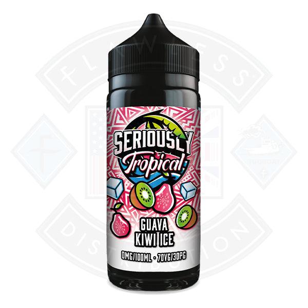 Doozy Vape Seriously Tropical - Guava Kiwi Ice 0mg 100ml Shortfill