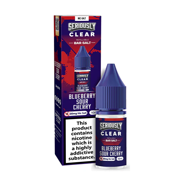 Doozy Vape Seriously Clear Nic Salts Blueberry Sour Cherry - Image 2