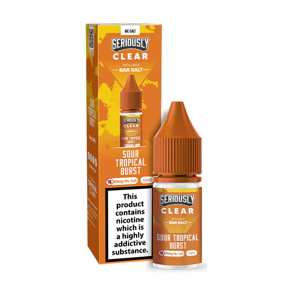 Doozy Vape Seriously Clear Nic Salts Sour Tropical Brust - Image 2