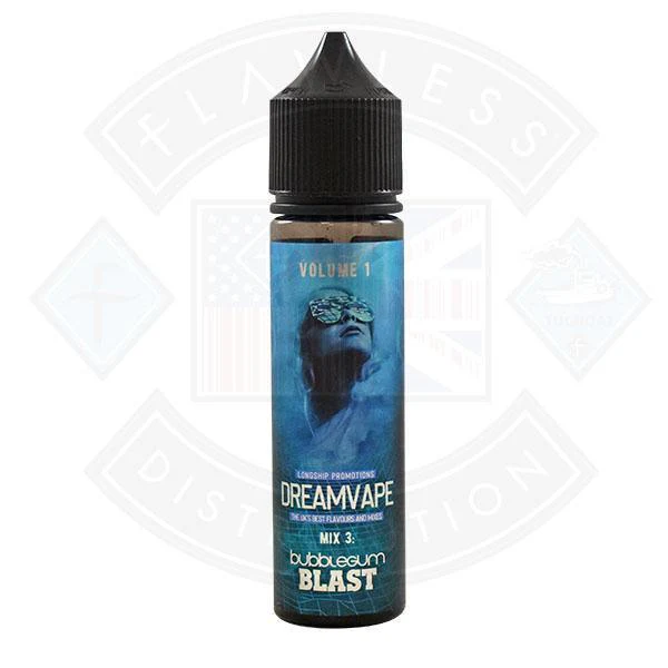 Dreamvape Mix 3 - Bubblegum Blast 0mg 50ml Shortfill