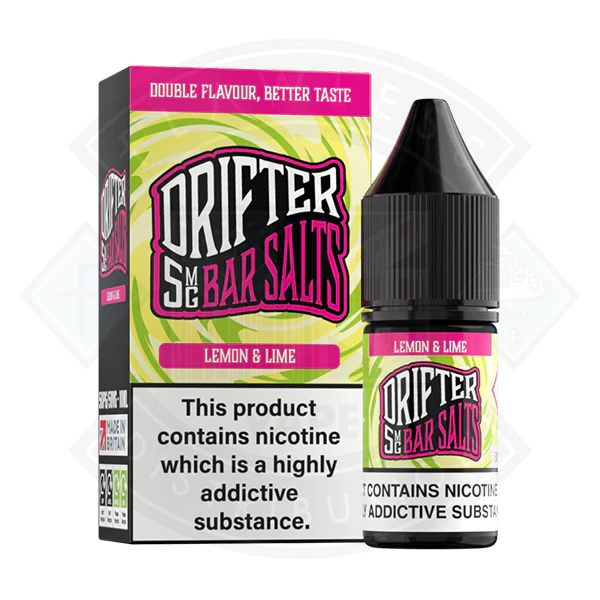 Drifter Bar Salts - Lemon and Lime Nic Salt 10ml - Image 3