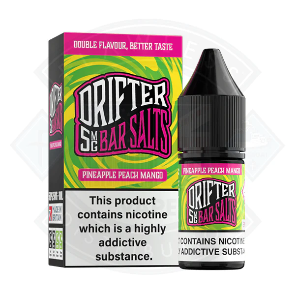 Drifter Bar Salts - Pineapple Peach Mango Nic Salt 10ml - Image 3