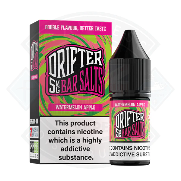 Drifter Bar Salts - Watermelon Apple Nic Salt 10ml - Image 3