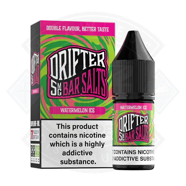 Drifter Bar Salts - Watermelon Ice Nic Salt 10ml - Image 3