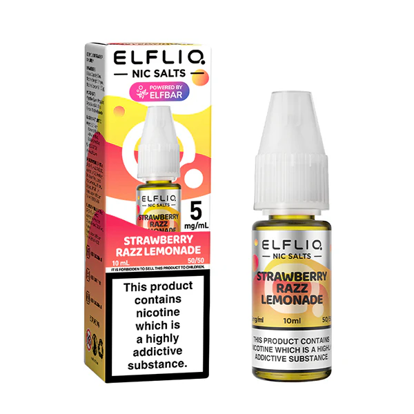 Elf Bar ELFLIQ Strawberry Razz Lemonade Nic Salt 10ml