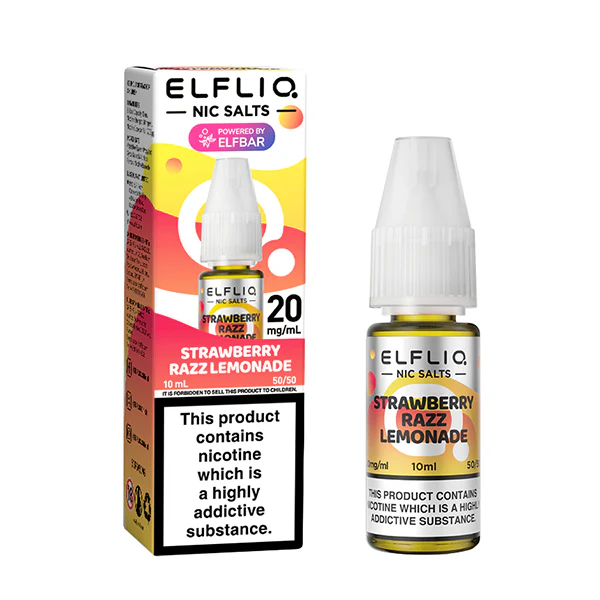 Elf Bar ELFLIQ Strawberry Razz Lemonade Nic Salt 10ml - Image 3