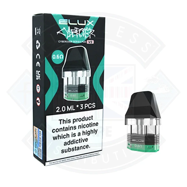 Elux Cyberover V2 (P1) Refillable Pods/3pack - Image 2