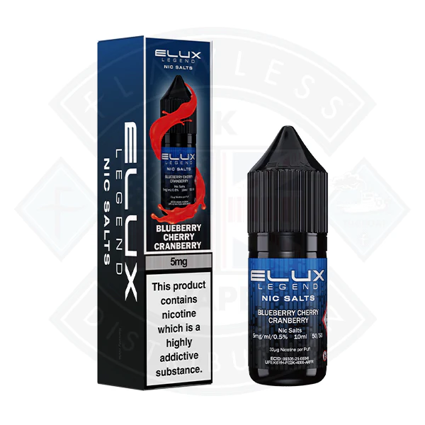 Elux Legend Nic Salt - Blueberry Cherry Cranberry 10ml - Image 2