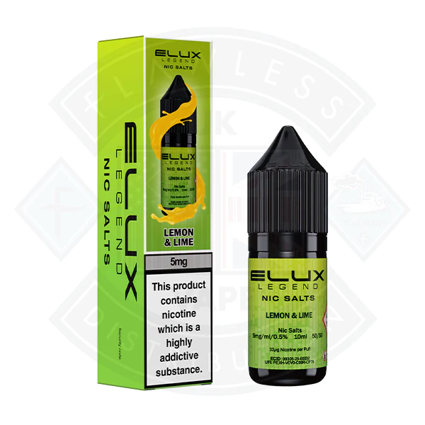 Elux Legend Nic Salt - Lemon and Lime 10ml - Image 2
