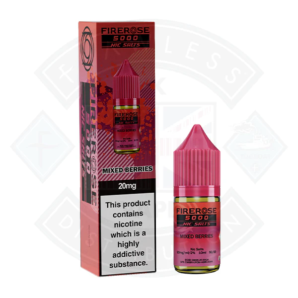 Firerose 5000 Mixed Berries Nic Salt 10ml by Elux - Image 2