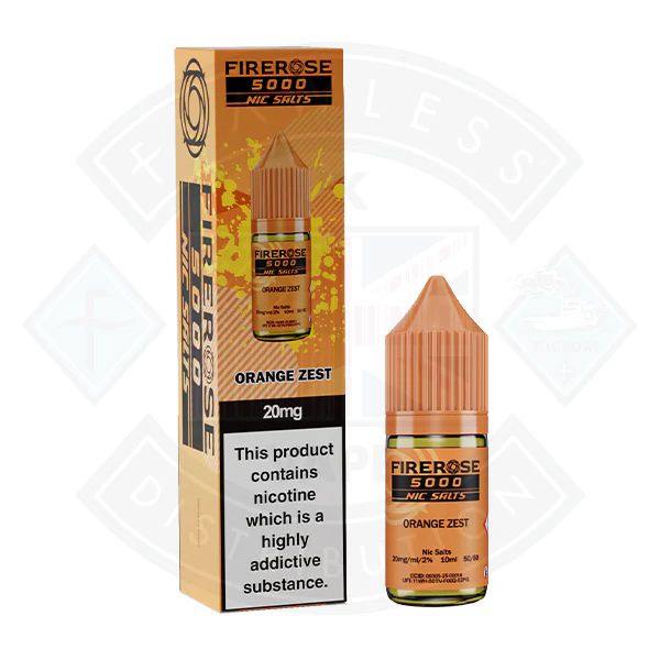 Firerose 5000 Orange Zest Nic Salt 10ml by Elux - Image 2