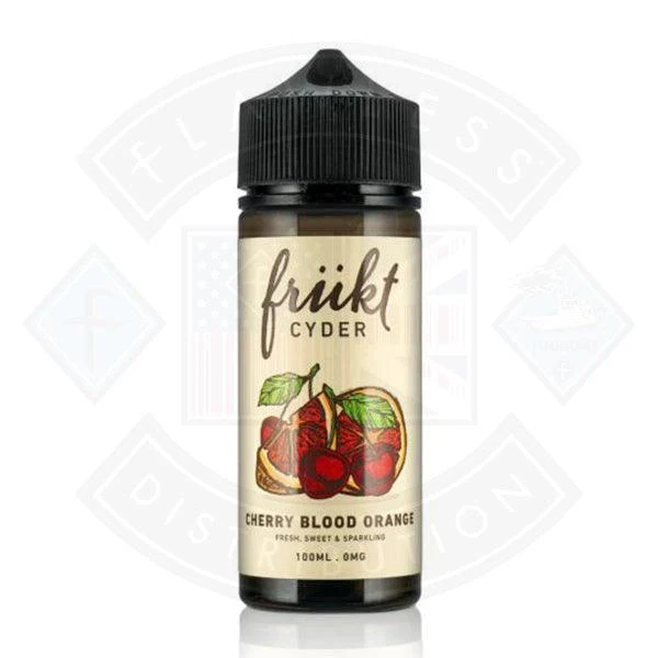 Frukt Cyder E-Liquid - Cherry Blood Orange 0mg 100ml Shortfill