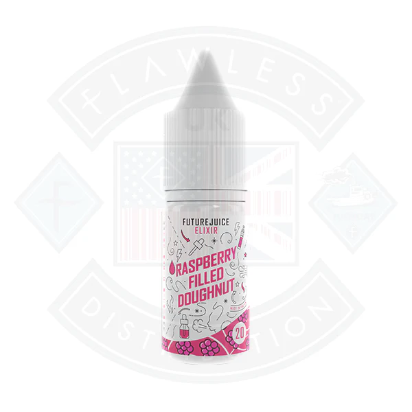 Future Juice Salt 10ml Raspberry Filled Doughnut - Image 2