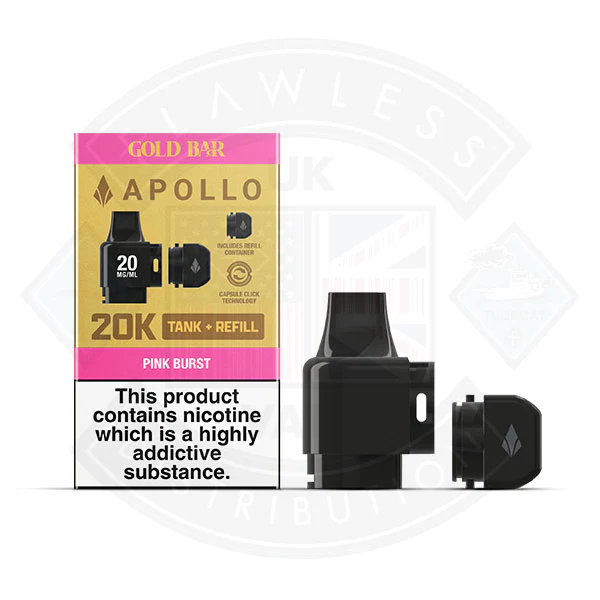 Gold Bar Apollo Replacement Tank + Refill - Image 7