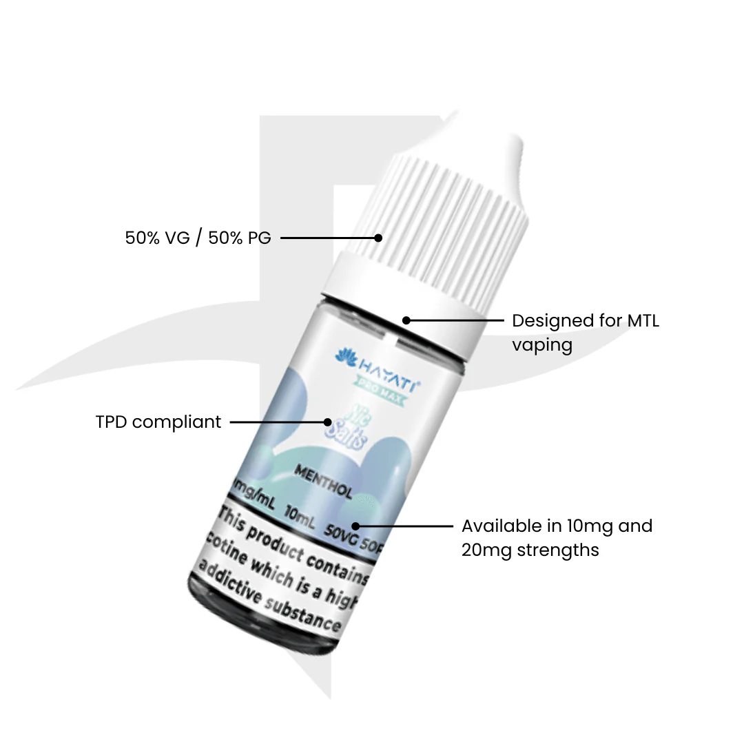 Hayati Pro Max Menthol Nic Salt 10ml - Image 2