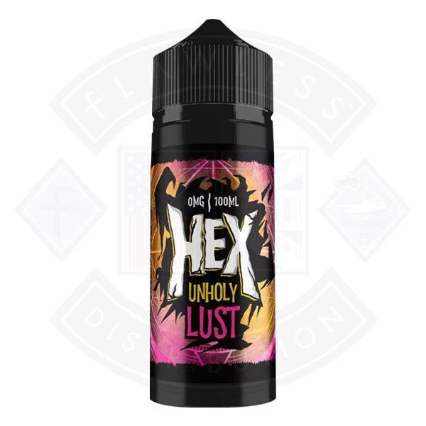 Hex Unholy Lust 0mg 100ml Shortfill