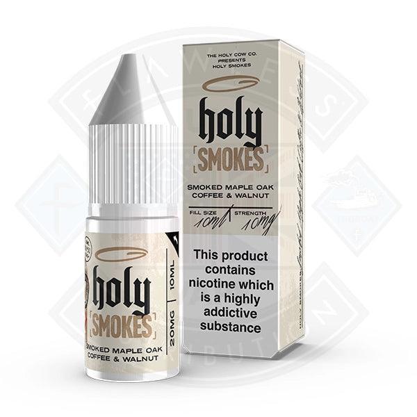 Holy Smokes Salts - Smoked Maple Oak Coffee & Walnut 10ml