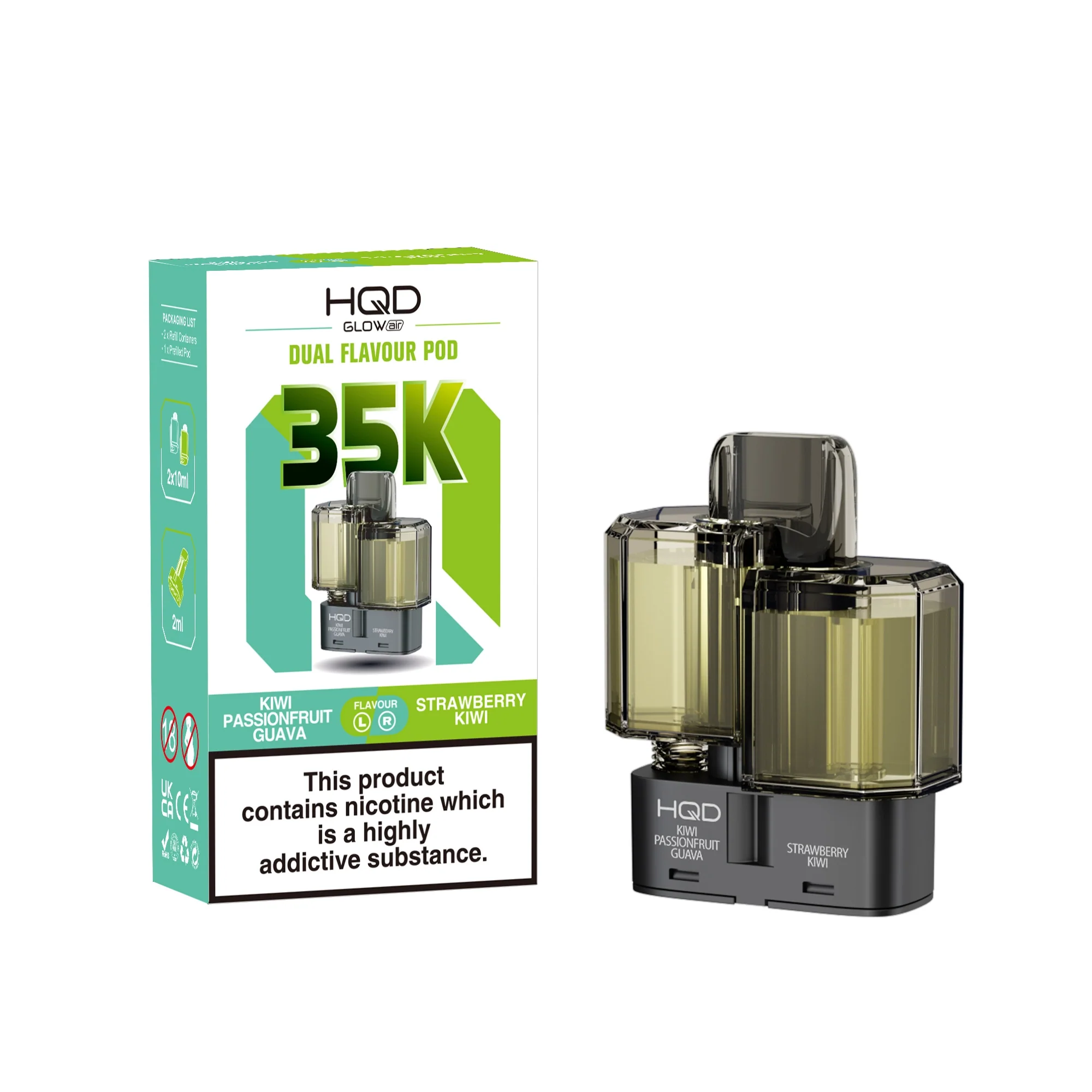 HQD Glow Air 35K Refill Pods - Image 10