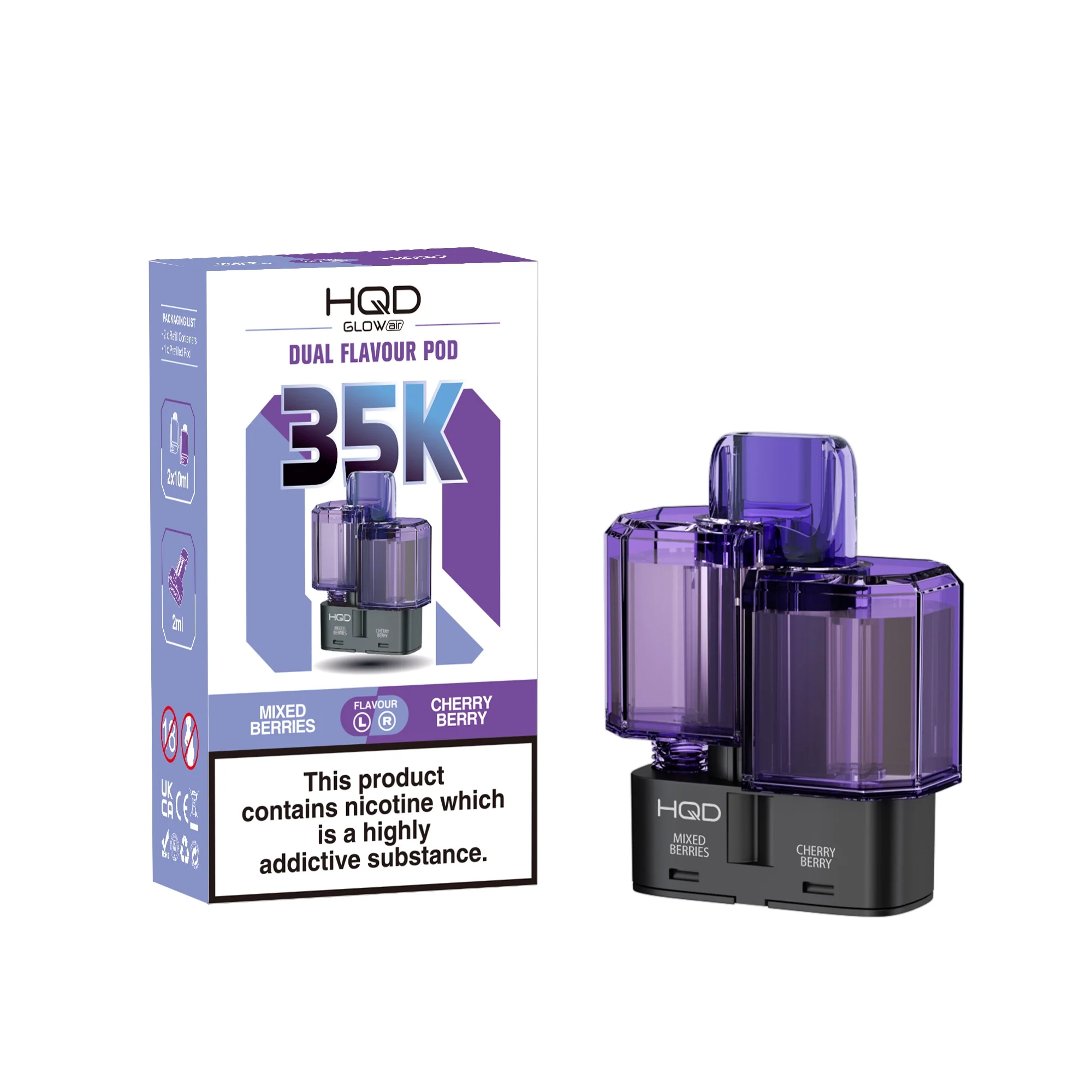 HQD Glow Air 35K Refill Pods - Image 11