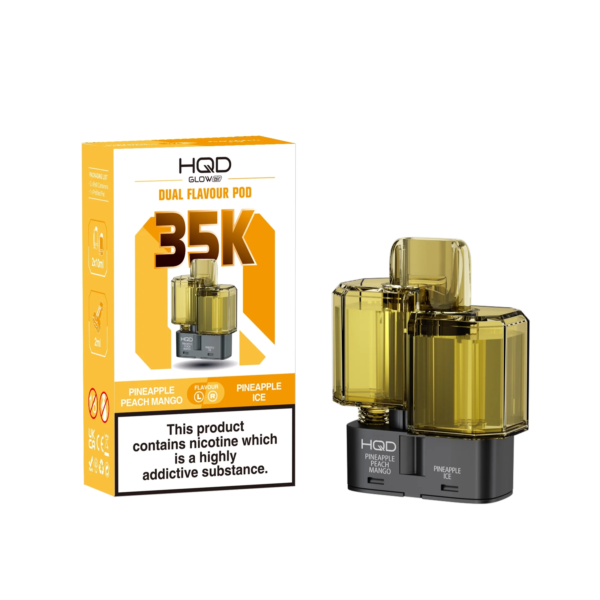 HQD Glow Air 35K Refill Pods - Image 13