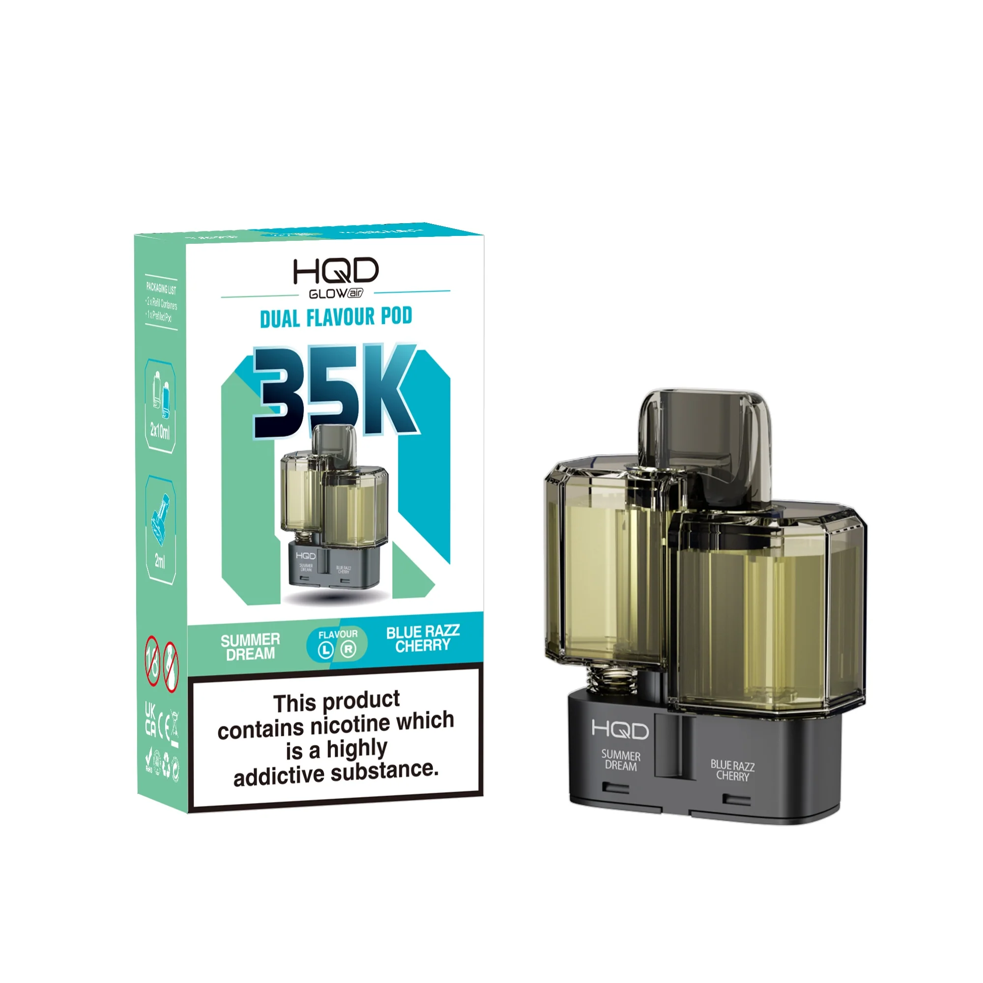 HQD Glow Air 35K Refill Pods - Image 15