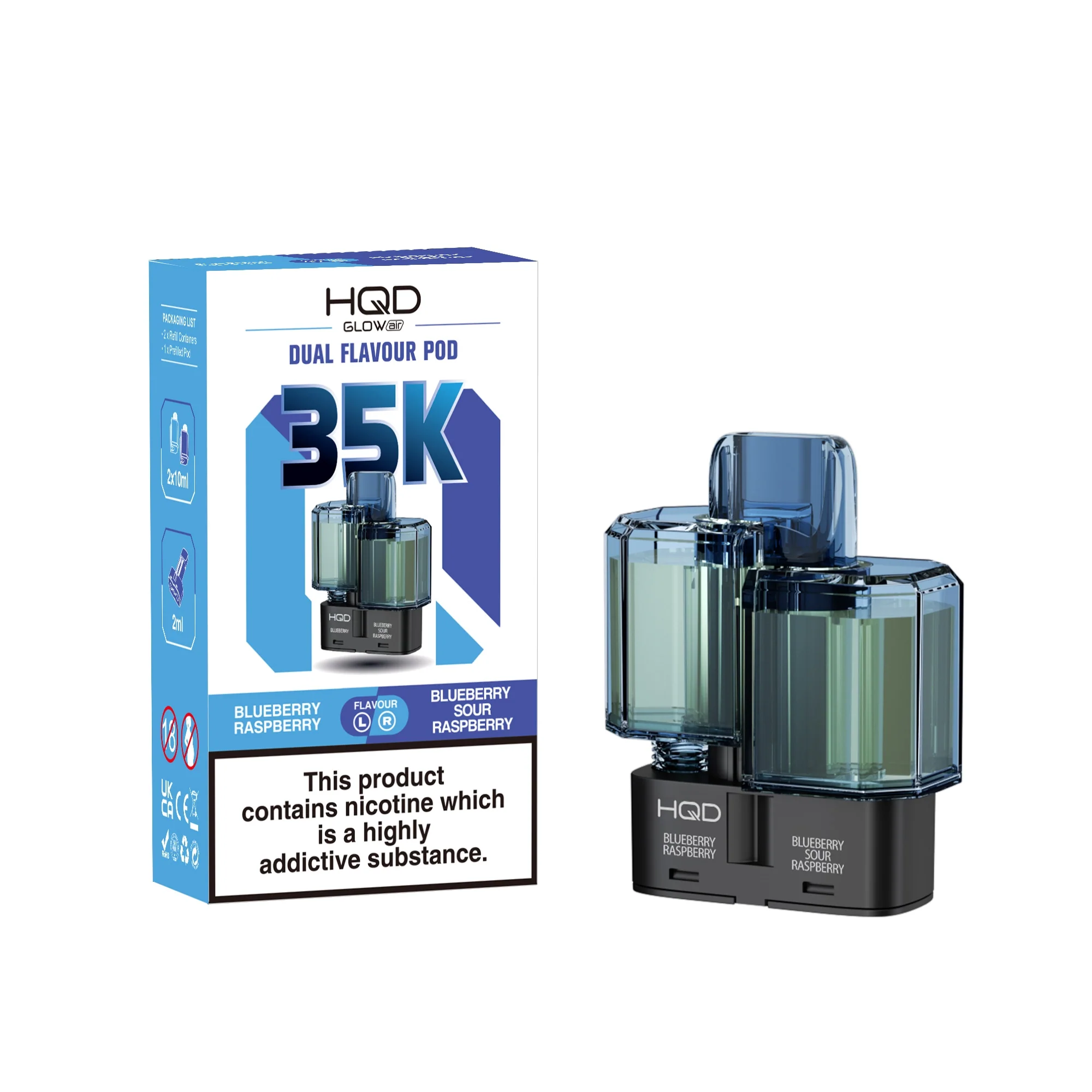 HQD Glow Air 35K Refill Pods - Image 4