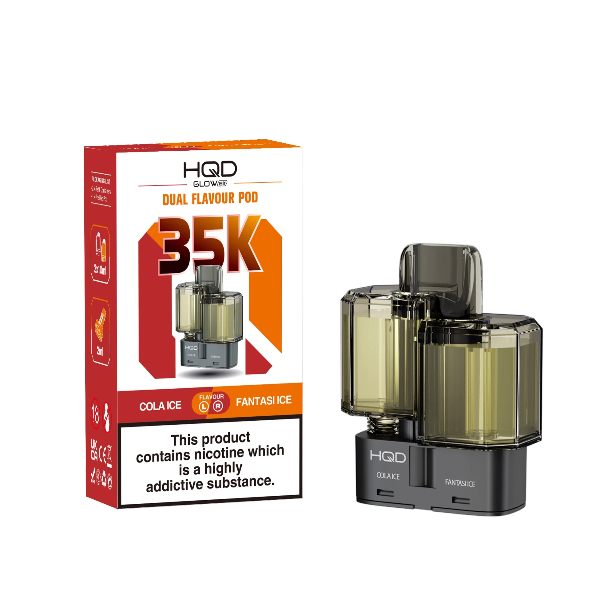 HQD Glow Air 35K Refill Pods - Image 6