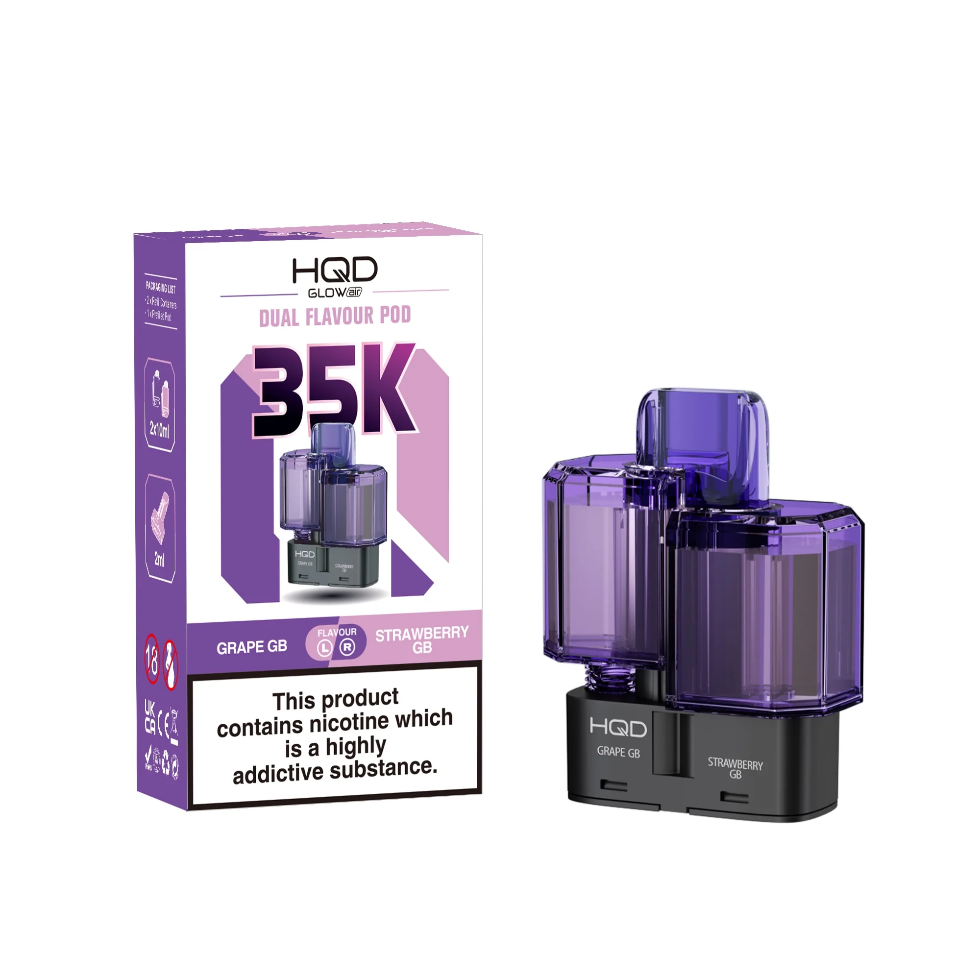 HQD Glow Air 35K Refill Pods - Image 8