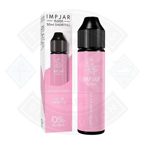 IMP JAR Cotton Candy ICE 50ml 0mg Shortfill E-Liquid
