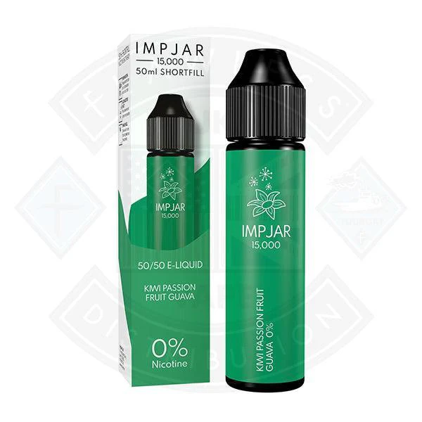 IMP JAR Kiwi Passionfruit Guava 50ml 0mg Shortfill E-Liquid