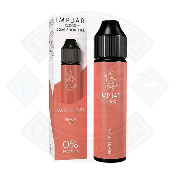 IMP JAR Peach Ice 50ml 0mg Shortfill E-Liquid