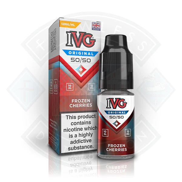 IVG 50/50 Original E-liquid Frozen Cherries 10ml - Image 4