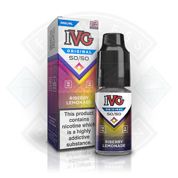 IVG 50/50 Original E-liquid Riberry Lemonade 10ml - Image 3