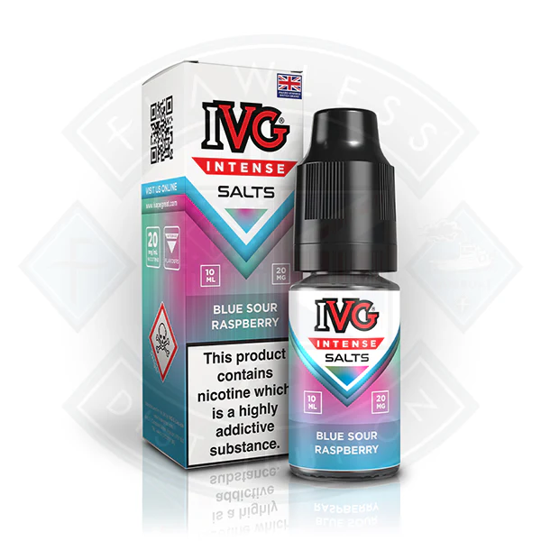 IVG Intense Nic Salts Blue Sour Raspberry 10ml - Image 2