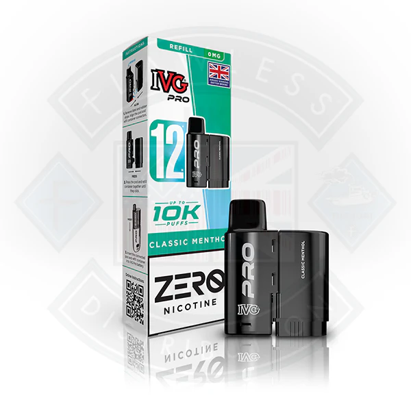 IVG PRO 12 Refill Pod 2ml ZERO NICOTINE - Image 10